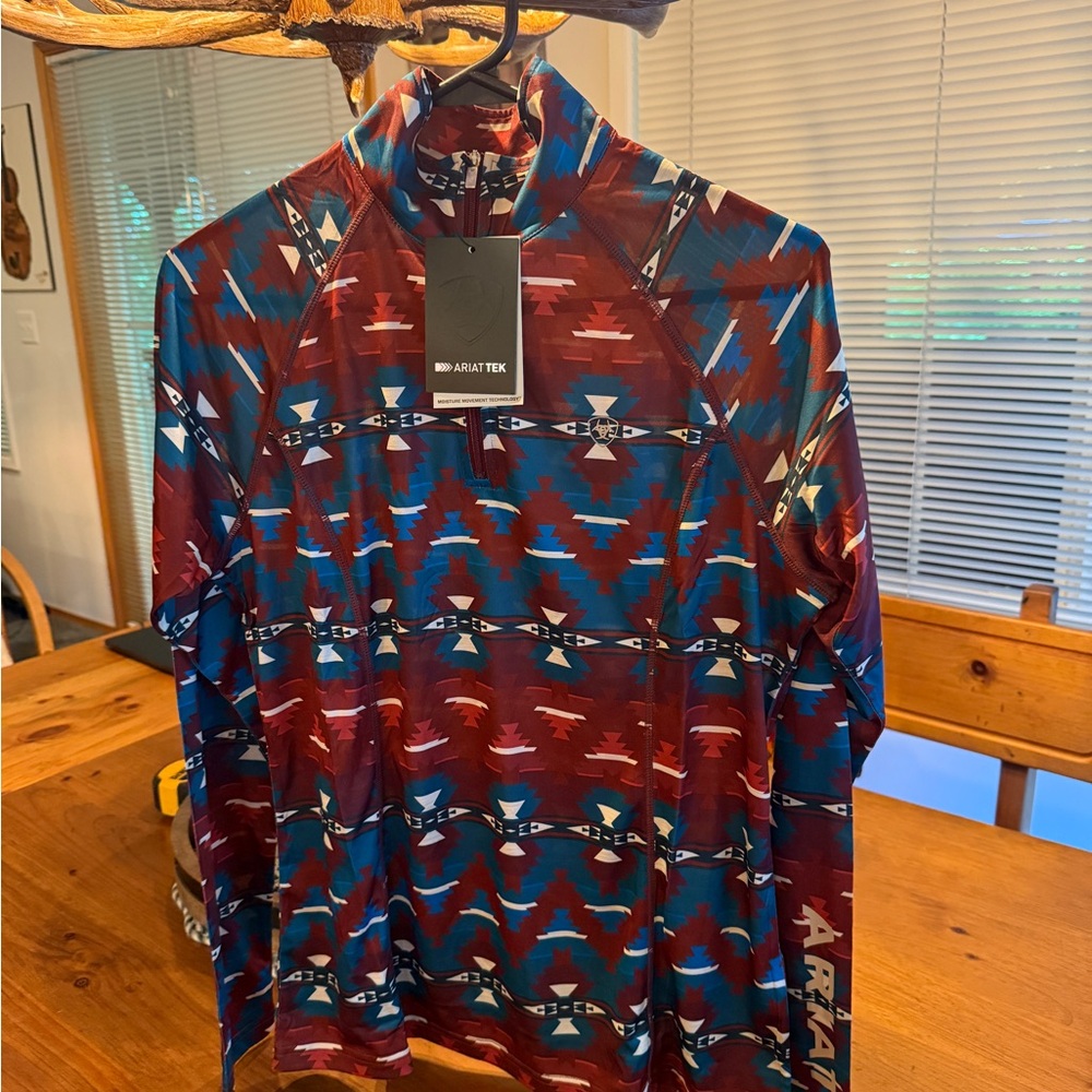 Ariat Women's Laguna 1/4 Zip Top - Baja Print
